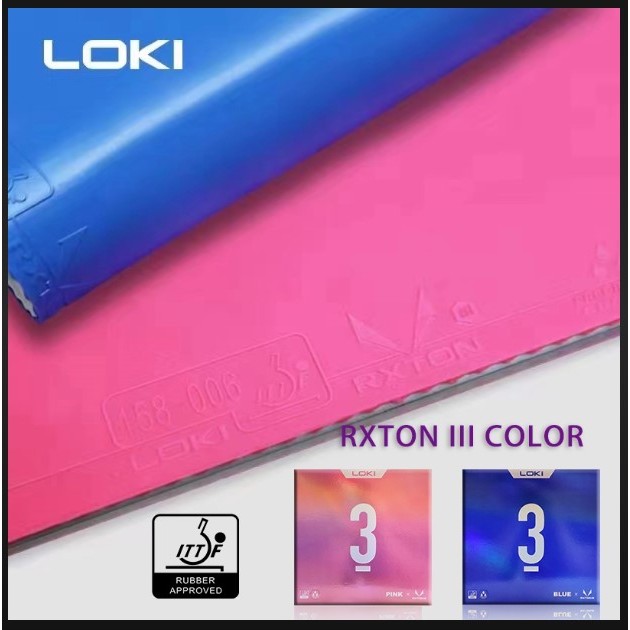 Loki Rxton3 Colored Blue Pink Rubber original Rxton III Max table ...
