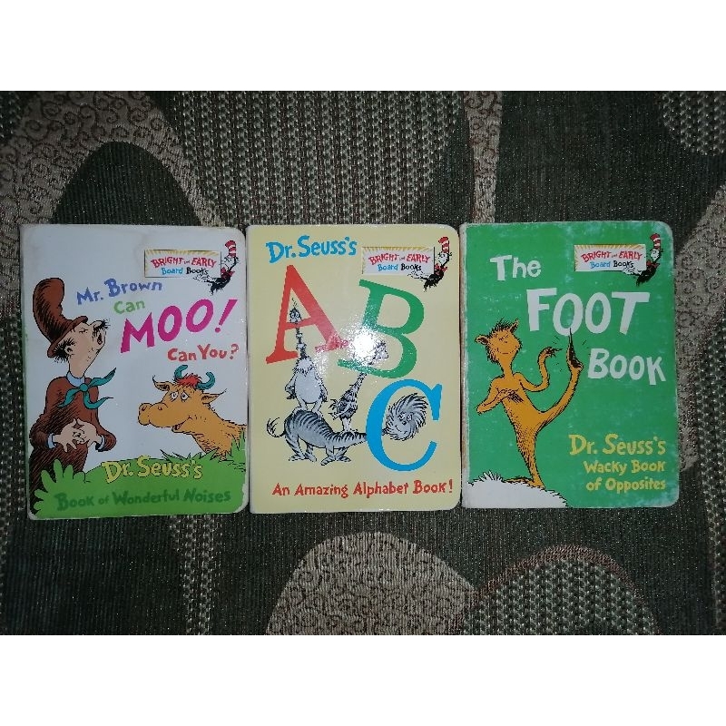 Dr. Seuss Bright and Early Board Book Bundle (Board books) | Shopee ...