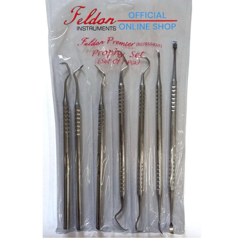 Prophy Set (Set of 7 pcs) FELDON High Quality Dental Tools | Shopee ...