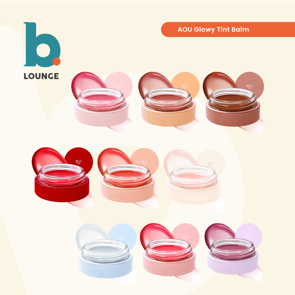 Baume à Lèvres Teinté AOU Glowy Tint Balm 3.5g - Teinte Pêche, Effet Glossy, K-Beauty, Neuf Sous Emballage