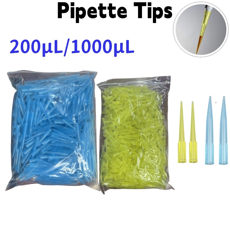 Disposable Pipette Tip (GILSON) Yellow-1000pcs 200μL/Blue-500pcs 1000μL ...