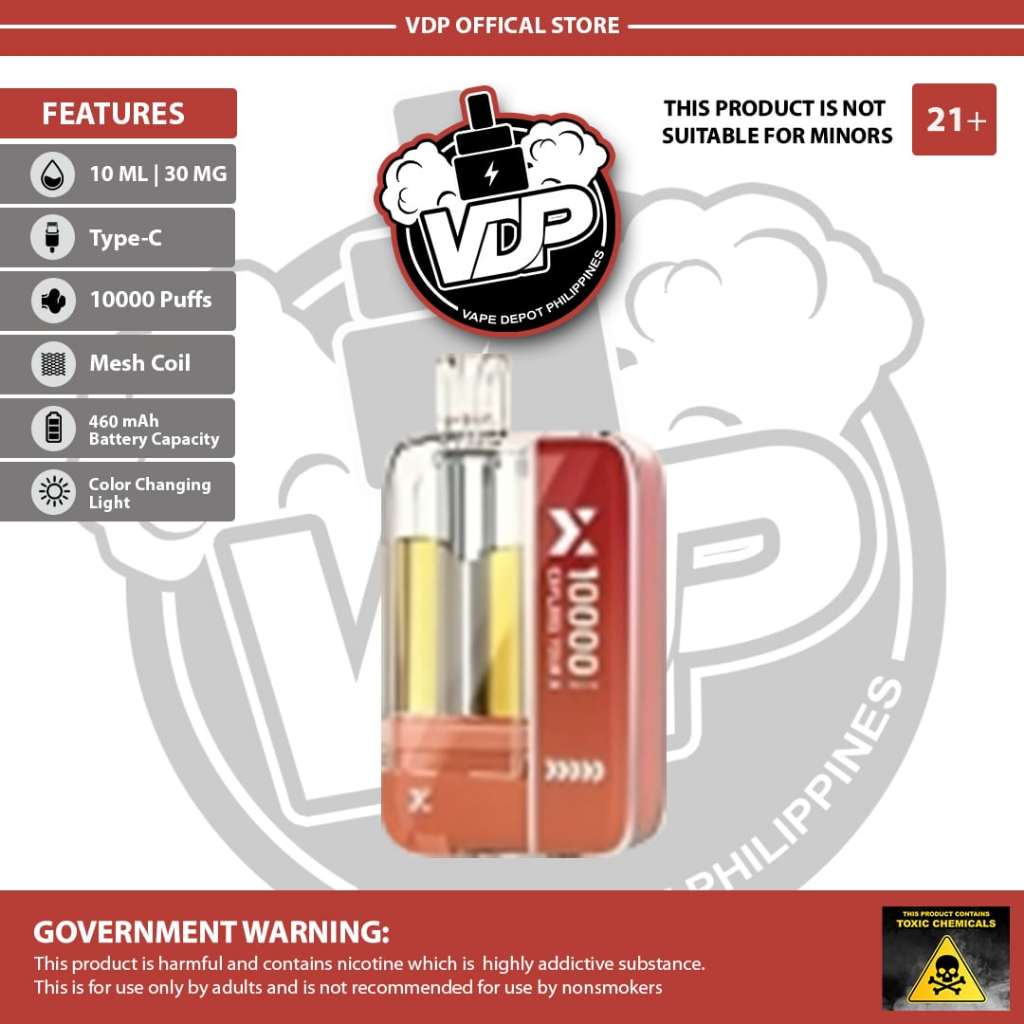 X Vape X6 Series 10000 Puffs Vape Depot Philippines VDP | Shopee ...