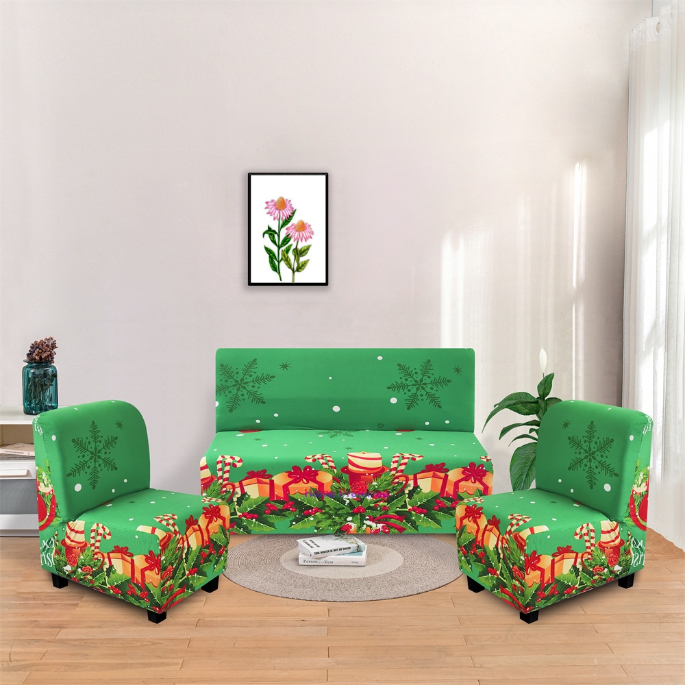 3 in 1 Clara Sofa Set Cover Armless Sofa Cover Elastic Sofa Seat Cover 2 Seater and 2 Single Armless Shopee Philippines