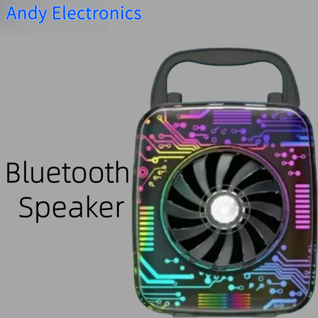Super Bass Speaker Bluetooth Wireless Speaker WithRainbow LED Light ...