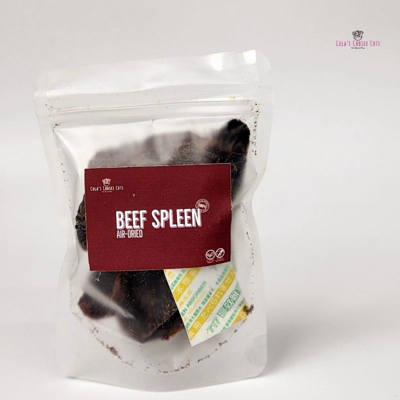 All Natural Air Dried Beef Spleen Healthy Pet Treats for Dogs and Cats