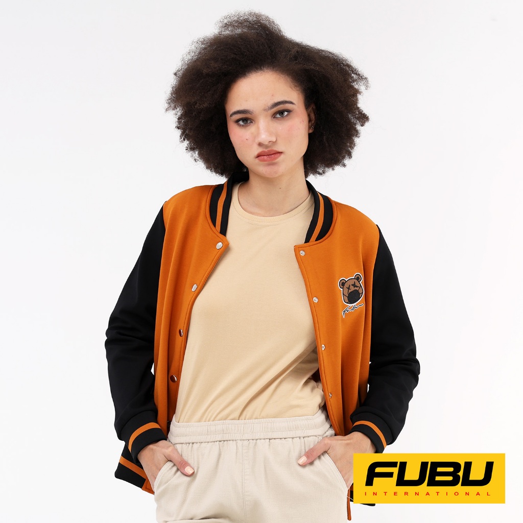 Fubu Girls Long Sleeves Varsity Jacket QGT14 0004 Shopee Philippines