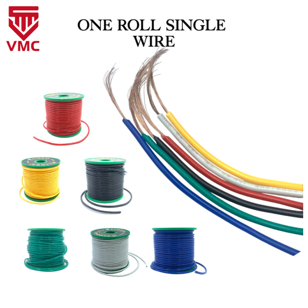 VMC 1 Roll Car Automotive Motorcycle Wire 30 Meters Roll Size18 ...
