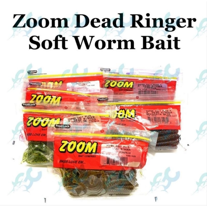 Zoom Dead Ringer Soft Worm Bait 6 inches | Shopee Philippines