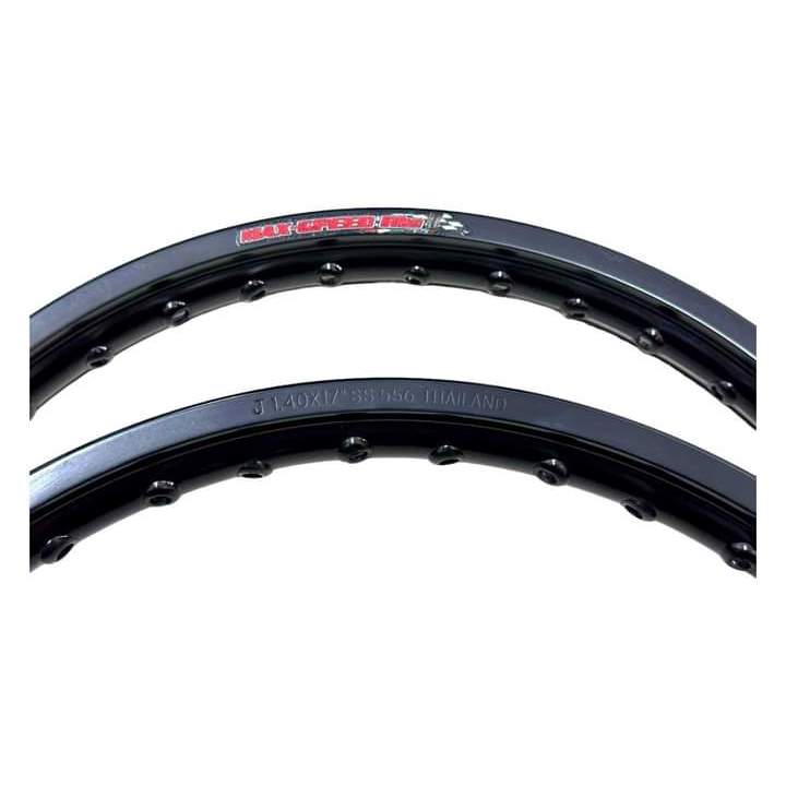 MAX SPEED RIM SET 17s 1.4 / 1.4 FRONT AND REAR SET MADE IN THAILAND ...