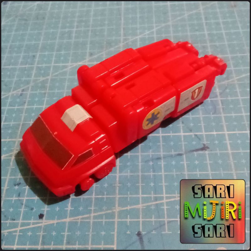 Super Sentai Emergency Rescue Squadron Gogo V Victory Robo Red Ladder ...