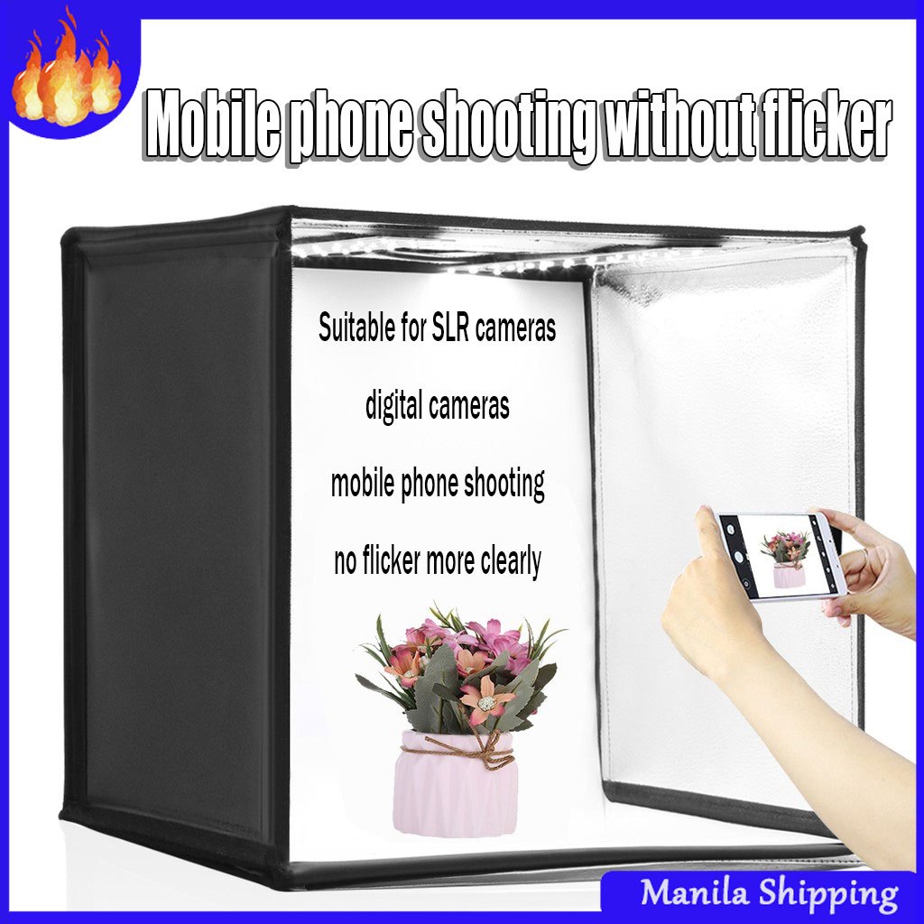 Foldable Portable Ring Light Studio Photography Tent Box Mini Studio ...