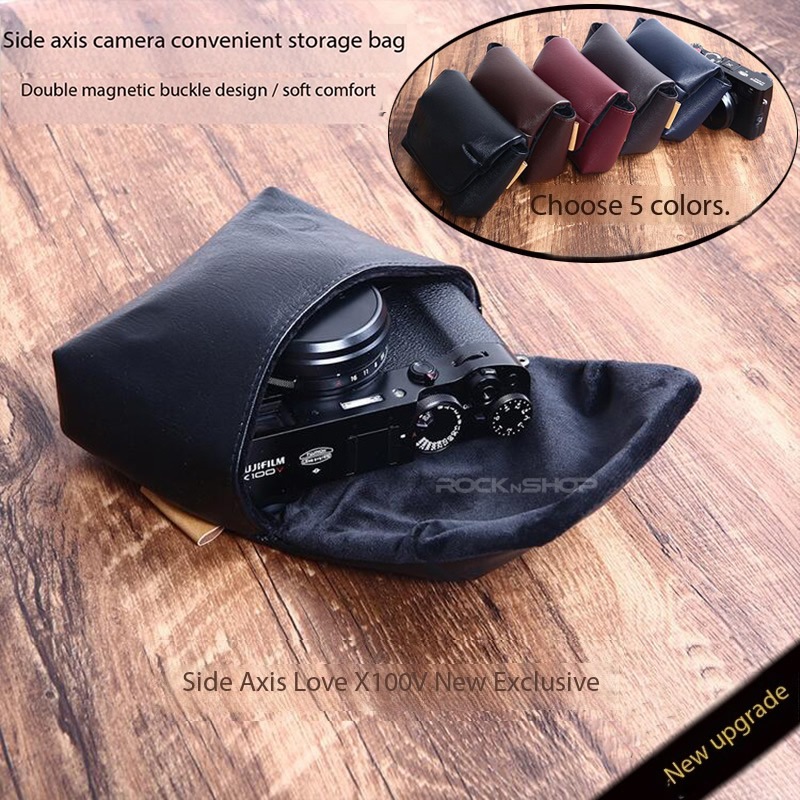 Backpacker BBK-M12L Leather Bag Case Soft Pouch Handbag for Compact ...