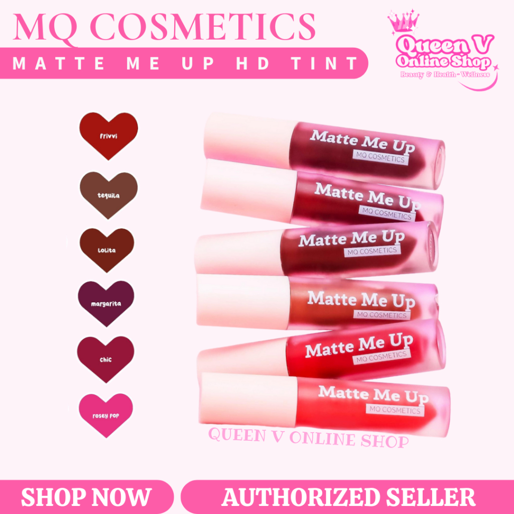 MQ Cosmetics Matte Me Up HD Lip Tint | Shopee Philippines
