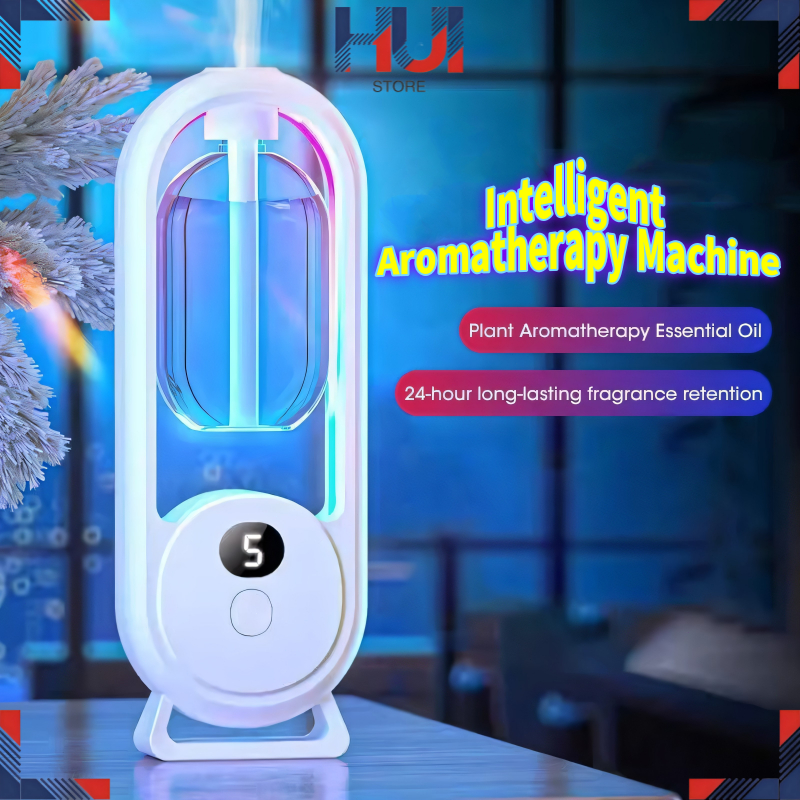 Rechargeable Fragrance Machine Digital Display Automatic Aroma Diffuser ...