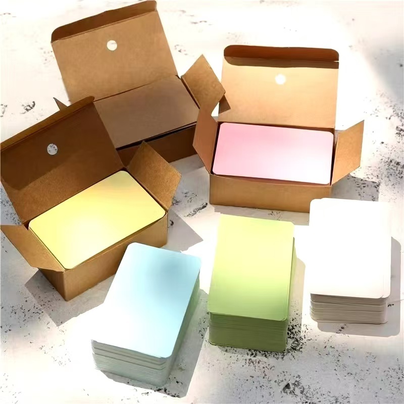 (100 Pcs) 8.9x5.2 CM Blank Message Card Graffiti / Hand Drawn Card ...