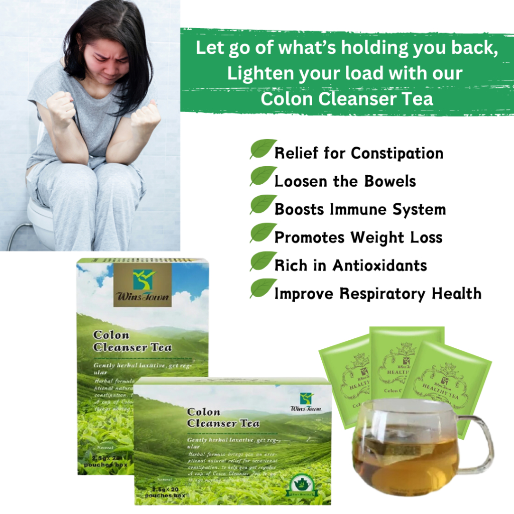 Colon Cleanser Tea Relief for Constipation Loosen the Bowels Promotes