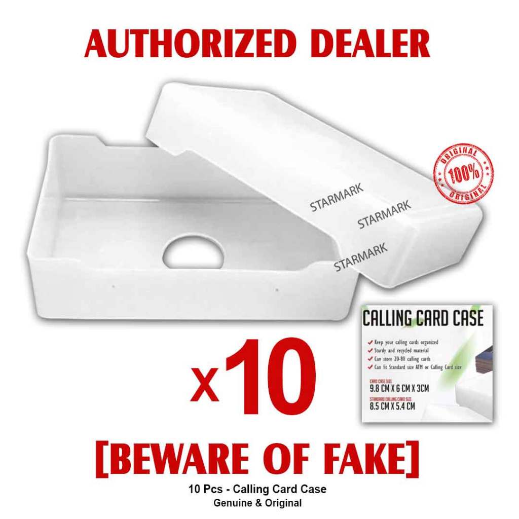 Calling Card Case Cards Plastic Case Cases - 10 pcs | Shopee Philippines