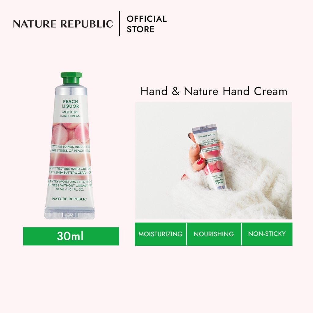 NATURE REPUBLIC HAND & NATURE HAND CREAM 30 ML | Shopee Philippines