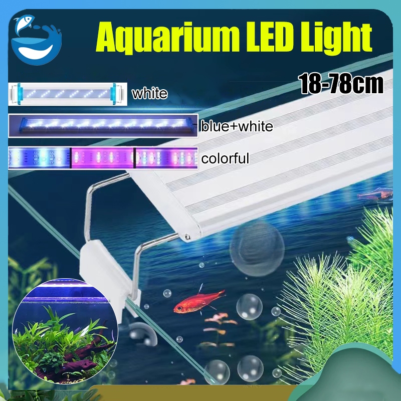 Aquarium LED Light Waterproof Aquatic Plant Light 1878cm For Aquarium