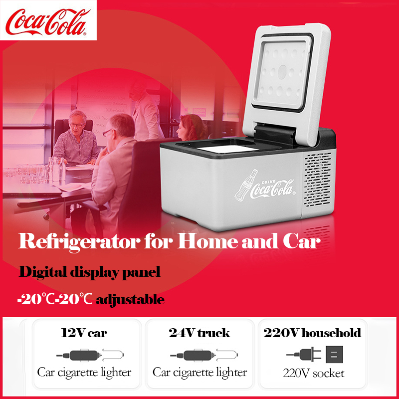 CocaCola 9L Compressor Car Refrigerator Car Home Dualpurpose