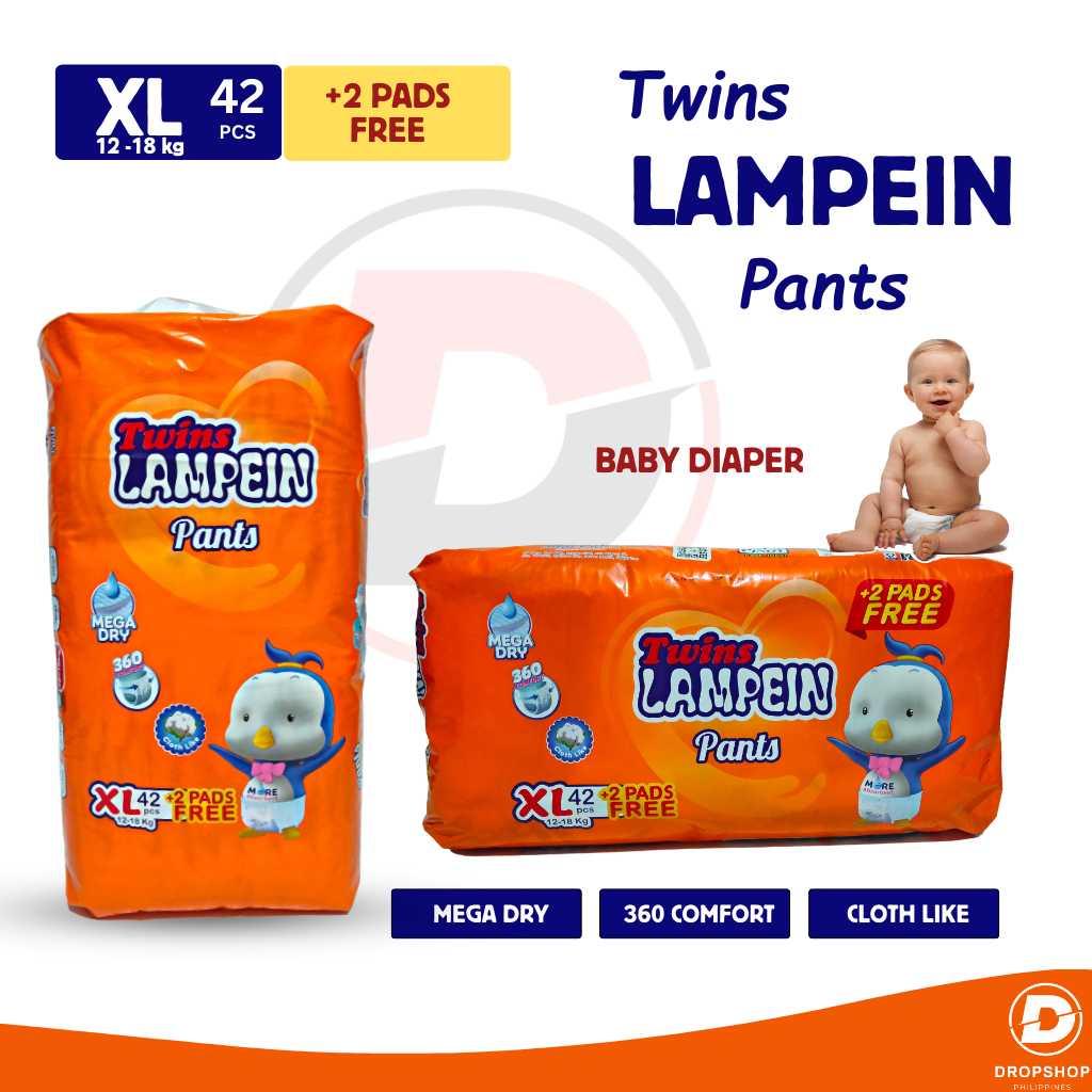 DP Twins Lampein Baby Diaper Pants Medium Large XL XXL XXXL