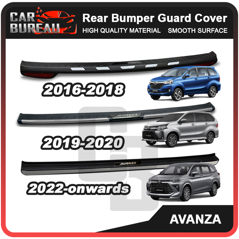 Toyota Avanza 2016 2017 2018 2019 2020 2022 2023 Rear Bumper Guard