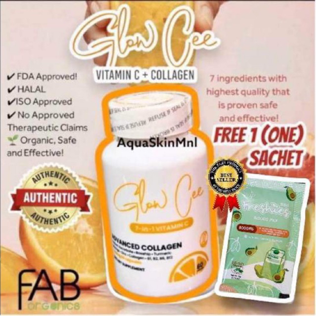 NEW PACKAGING Glow Cee Vitamin C + Collagen (60 capsules) Shopee Philippines