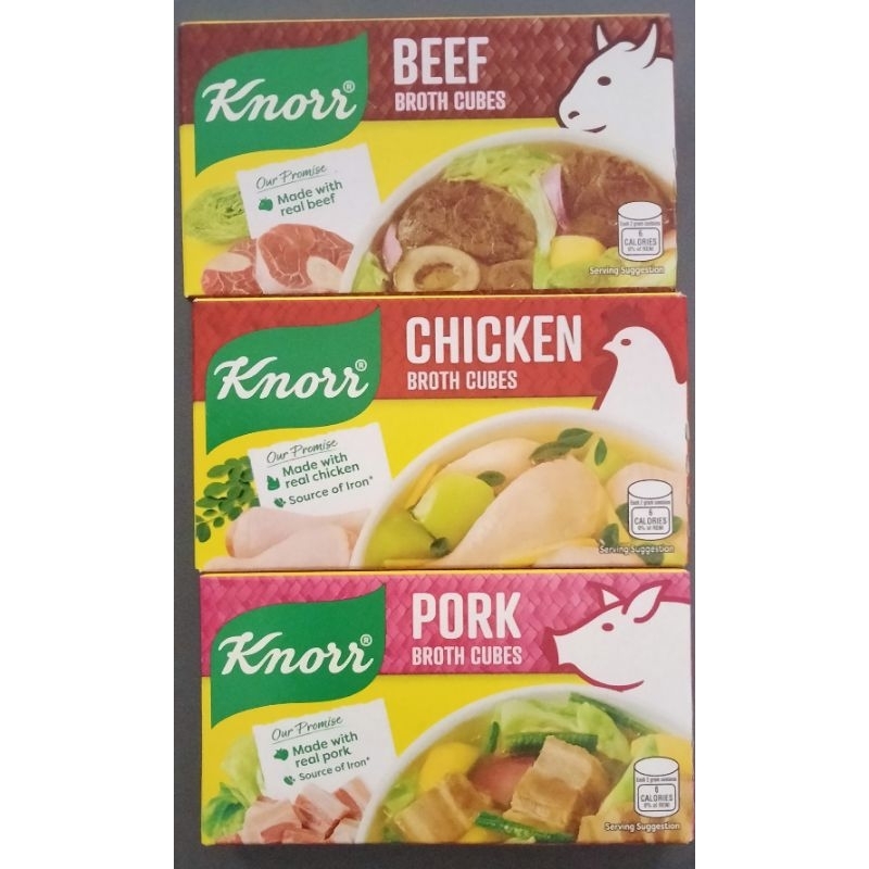 KNORR BROTH CUBES 60G | Shopee Philippines