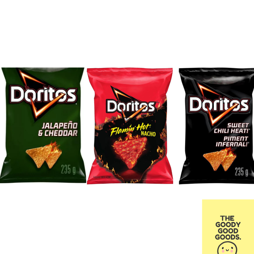 (LIMITED EDITION) Doritos Jalapeno, Flammin Hot, Sweet Chili Heat