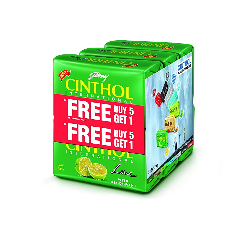 Cinthol Lime (6pcs; 125g) Shopee Philippines