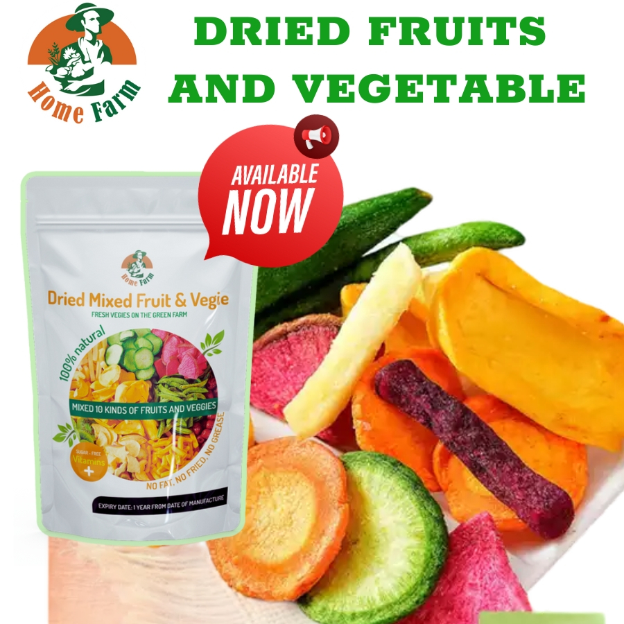 HOMEFARM Dried Fruits And Vegetables Chips Dried Vegetables Snack Mix