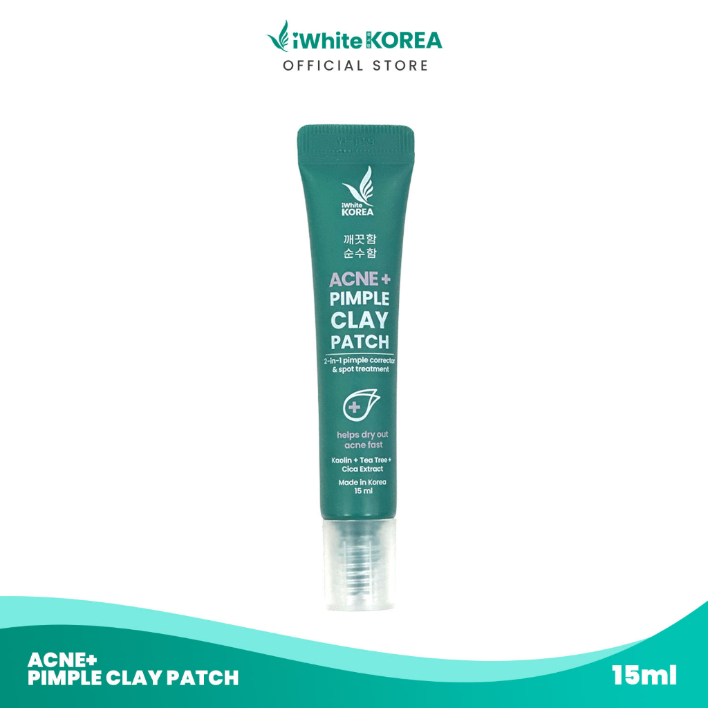 iWhite Korea Acne+ Pimple Clay Patch Tube 15ml Shopee Philippines