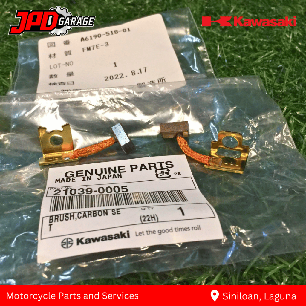 JPD Garage GENUINE Kawasaki 21039-0005 Brush, Carbon SE - Ninja250R ...