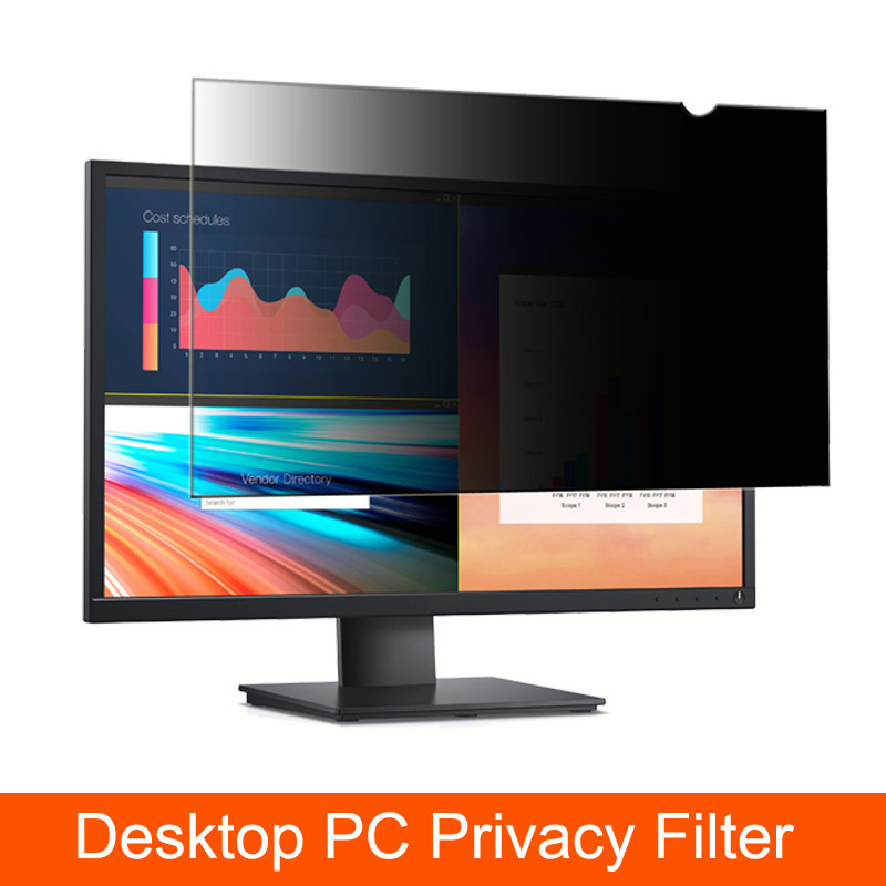 Privacy Screen Filter Film 21.5" 24" 27" PC Computer Desktop Monitor Anti Glare Screen Protector