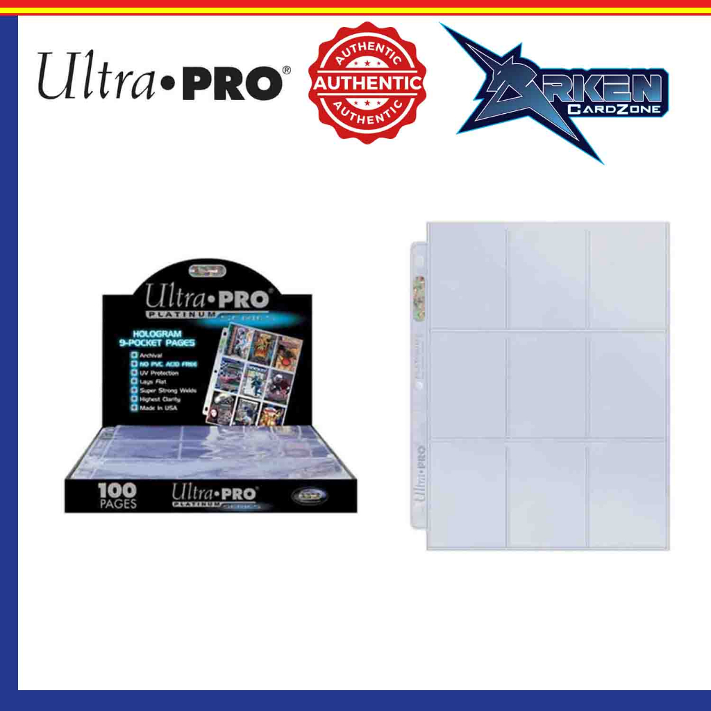 ULTRA PRO Platinum Series 9Pocket Sleeve for Standard Size Cards