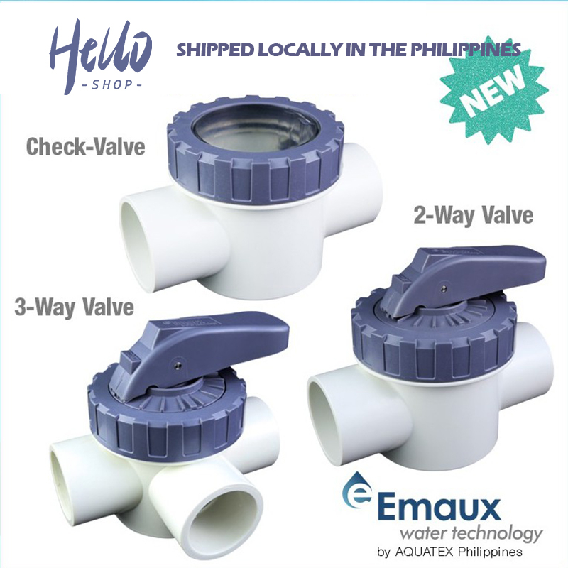 Swimming Pool 2 Way And 3 Way Valve / Check Valve Economy EMAUX Pool