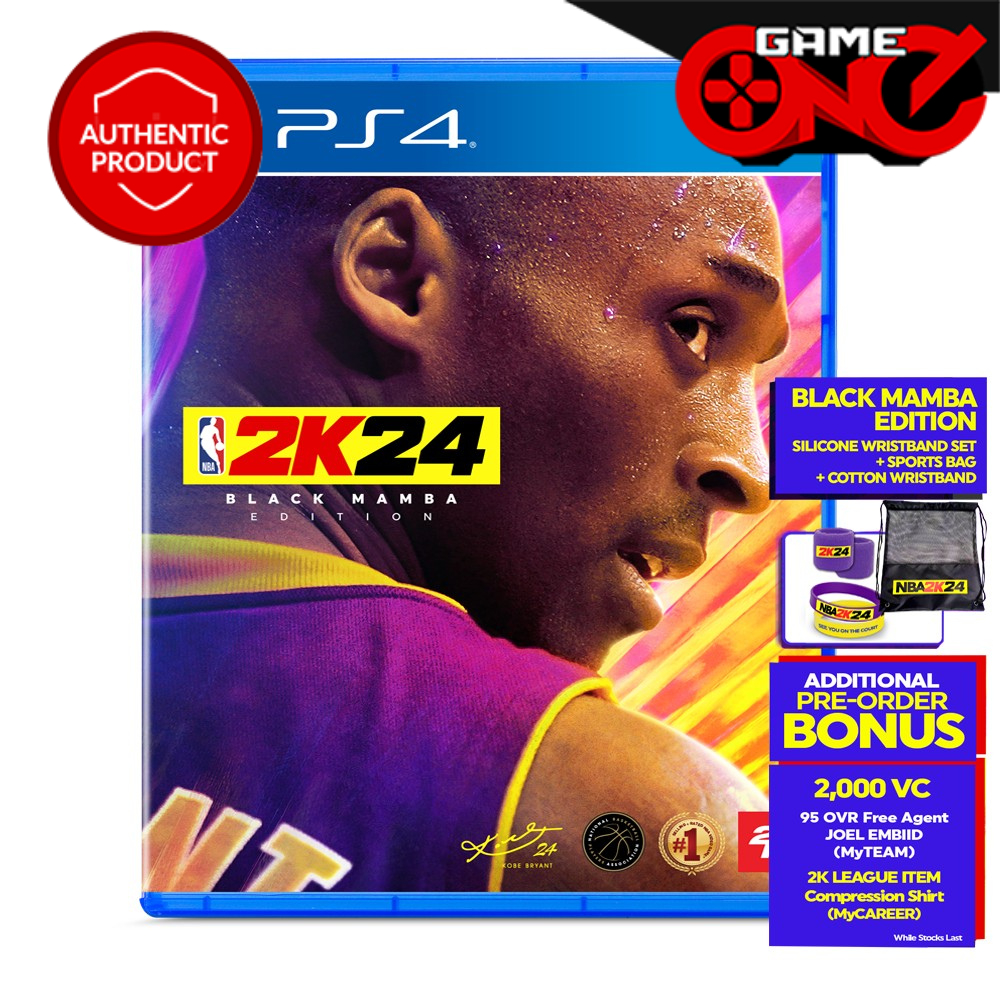 PlayStation PS4 NBA 2k24 Black Mamba Edition R3 Shopee Philippines