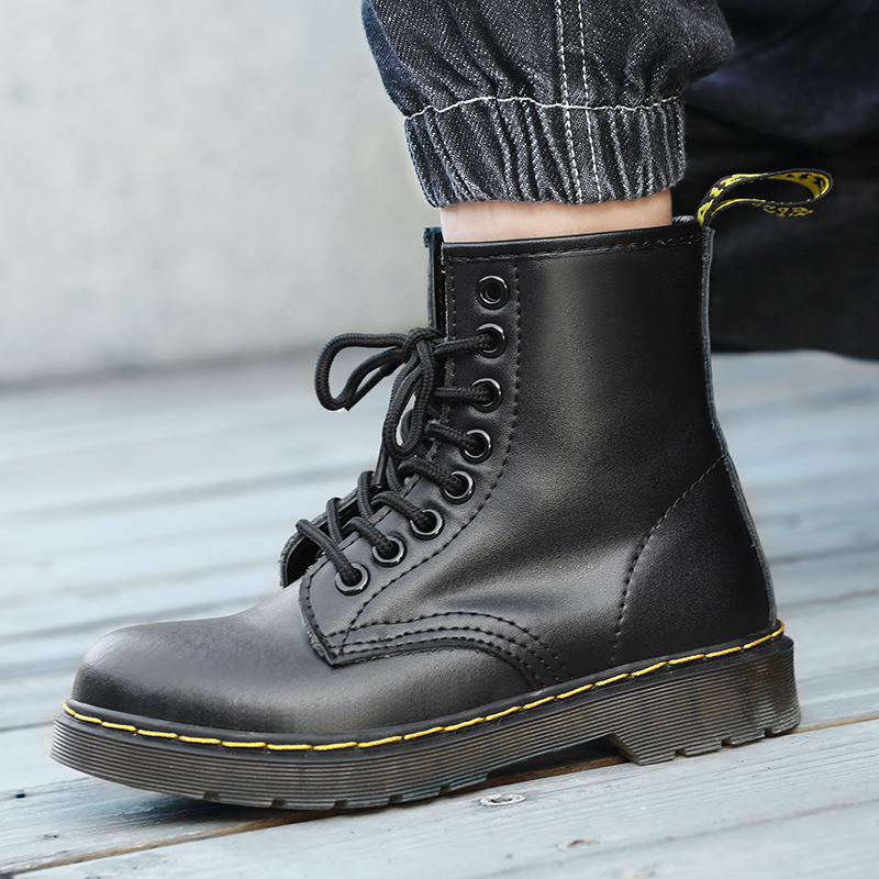 Kids black army boots clearance