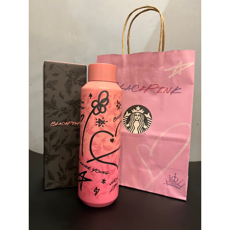 Starbucks Blackpink Tumbler (Blackpink Stainless Steel Waterbottle 20oz