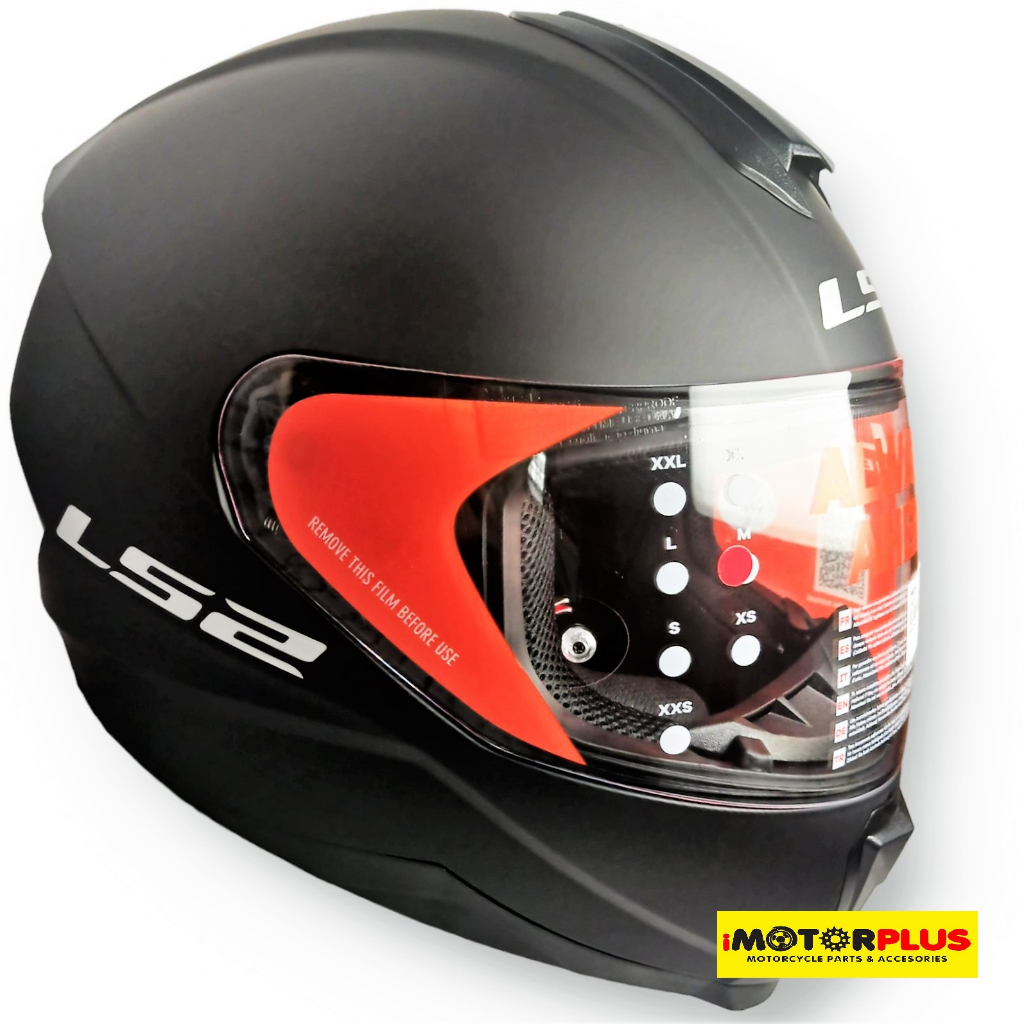 LS2 HELMET FLASH SINGLE MONO RED/WHITE/MATT BLACK/MATT BLUE