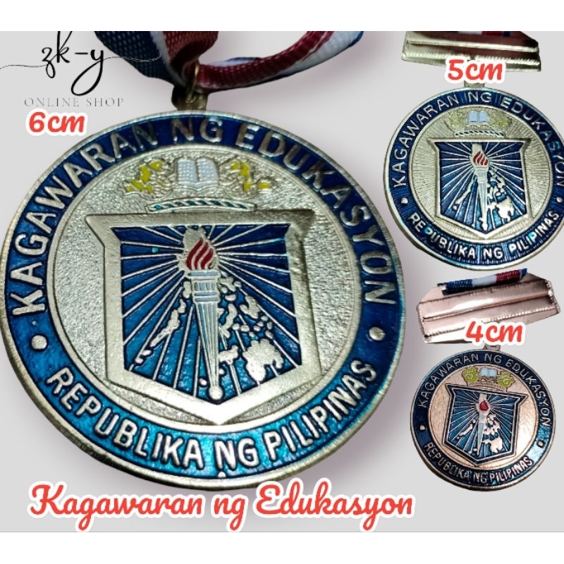 Academic Medals Award Kagawaran ng Edukasyon Medals (Gold, Silver ...