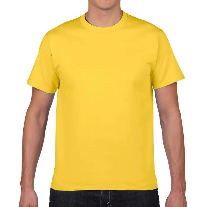 Yellow plain tshirt sale