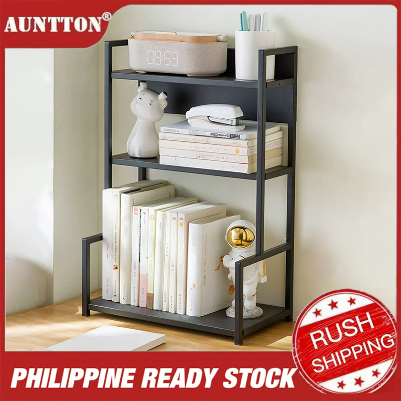 COD Book Organizer Shelf Table Storage Rack Desktop Rack Study Desk Bookshelf Files Finishing