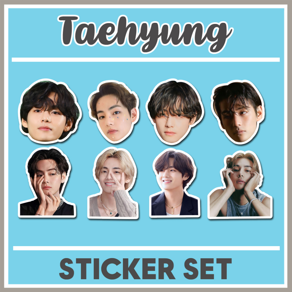 Kim Taehyung Sticker Set | Shopee Philippines