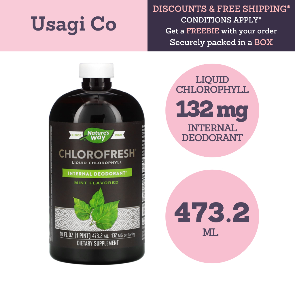 Nature's Way, Chlorofresh, Liquid Chlorophyll, Mint, 132 mg, 473.2 ml ...