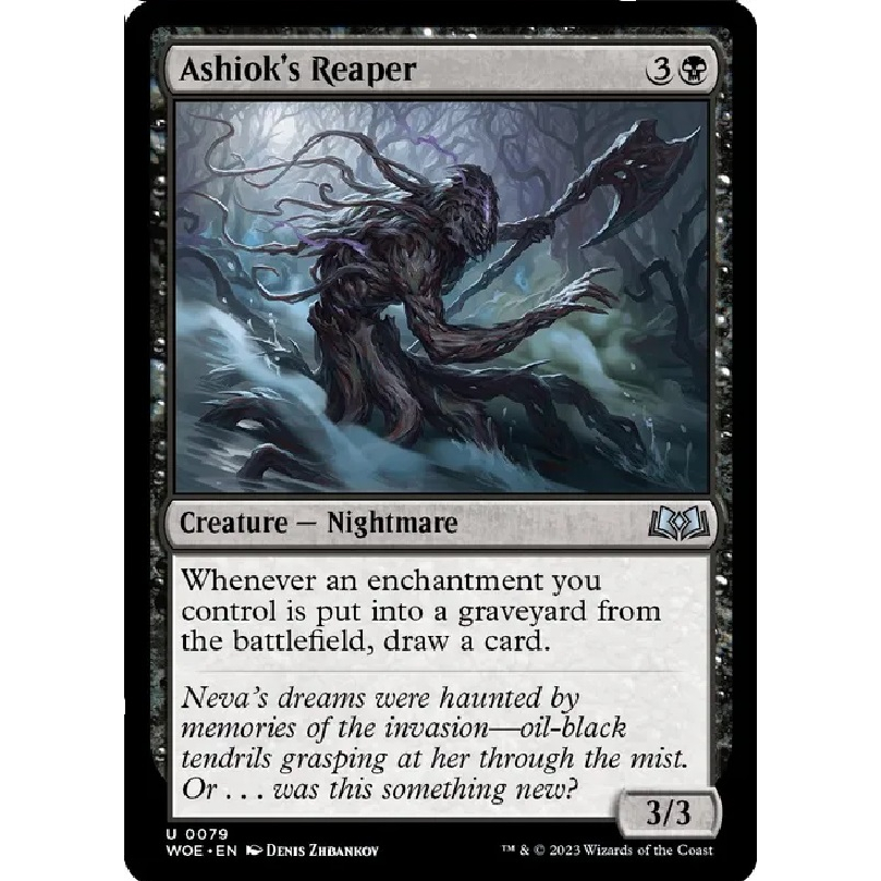 MTG WOE: Ashiok's Reaper - Pack Fresh Wilds of Eldraine Magic: the ...