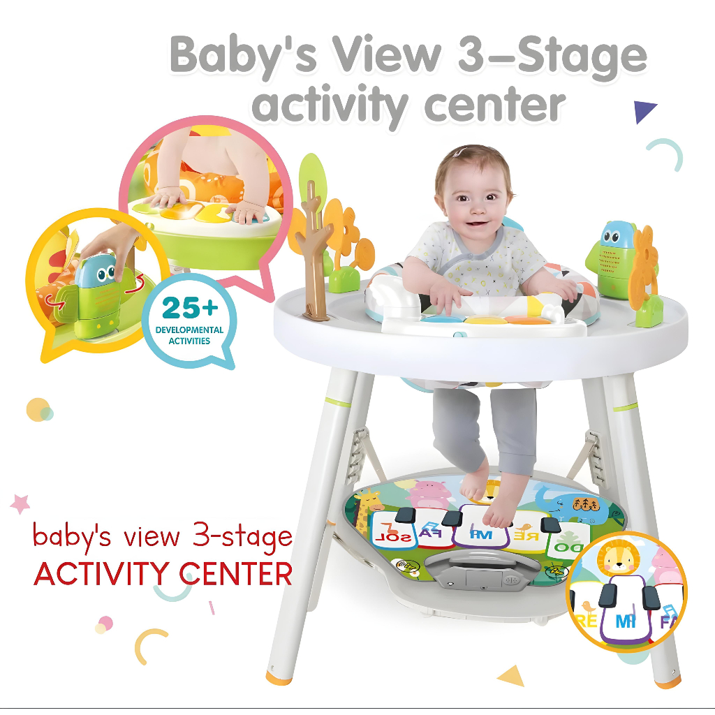 Bouncer 3 stage activity center baby walker 3in1 musical light and ...