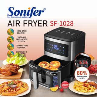 Sonifer SF1010 1400W 4.2L Air Fryer without Oil Oven, Touchscreen