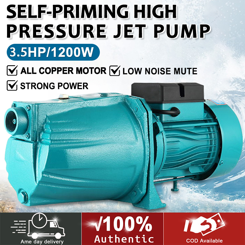 Water Booster Pump 1HP 1200W 50Hz Peripheral Jet pump 60L/Min Shallow