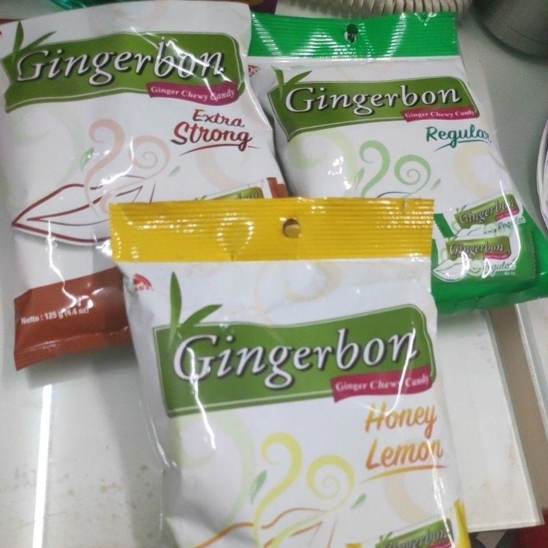 Gingerbon 125g Regular or Extra Strength Ginger Candy Chewy Shopee Philippines